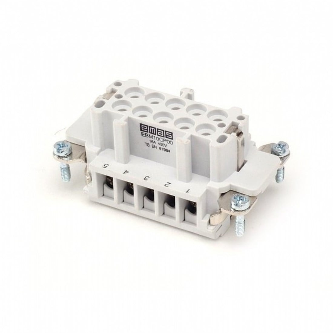 Emas EB010CP00 Metal Seri Çekirdek Priz 10 Kontaklı 16A Pg16
