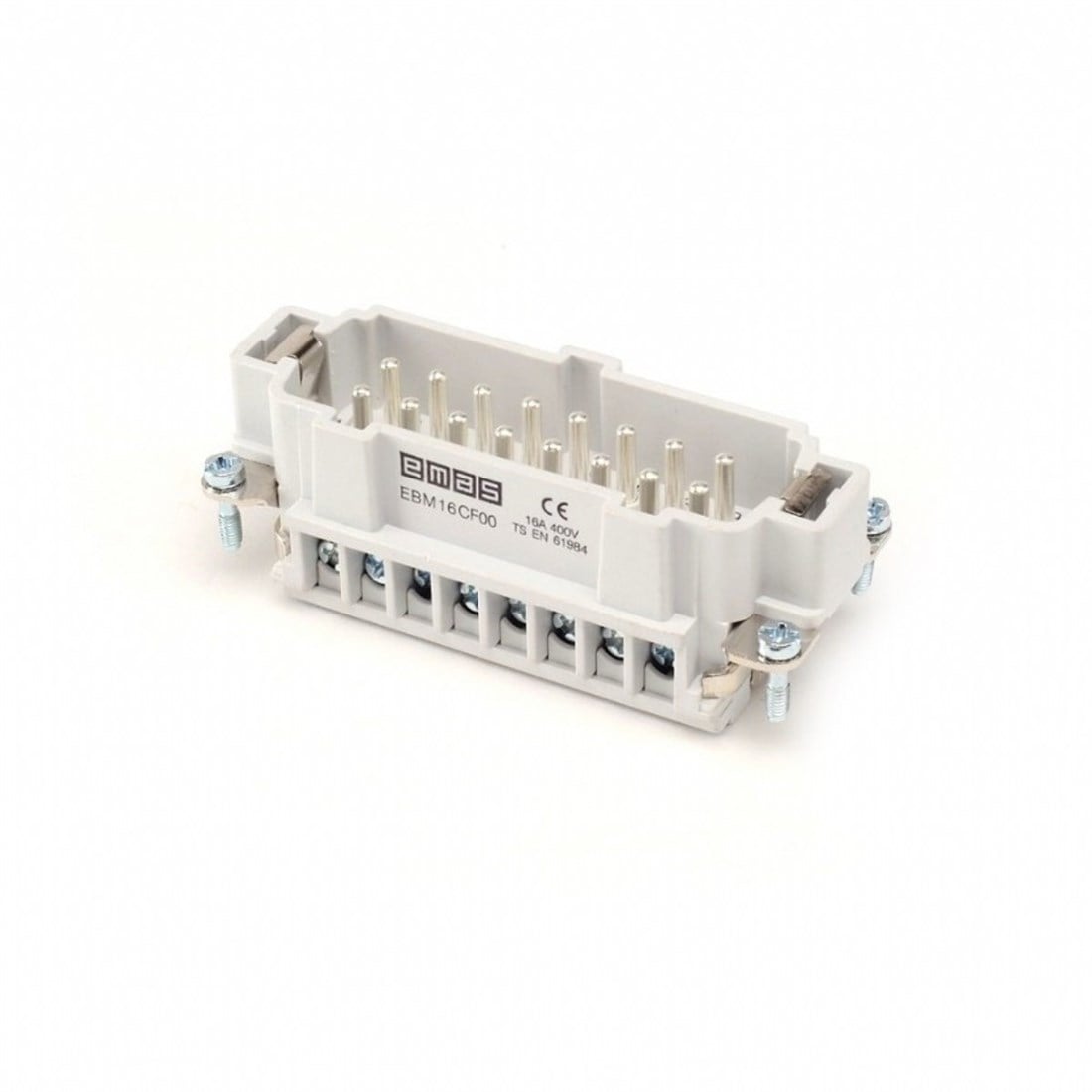 Emas EB016CF00 Metal Seri Çekirdek Fiş 16 Kontaklı 16A PG21