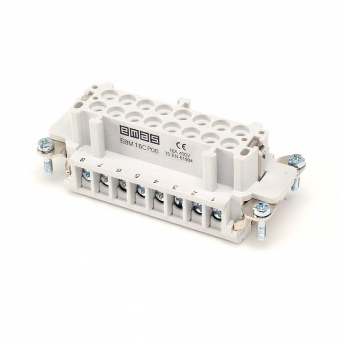Emas EB032CP00 Metal Seri Çekirdek Priz 17-32 32 Kontaklı 16 PG21