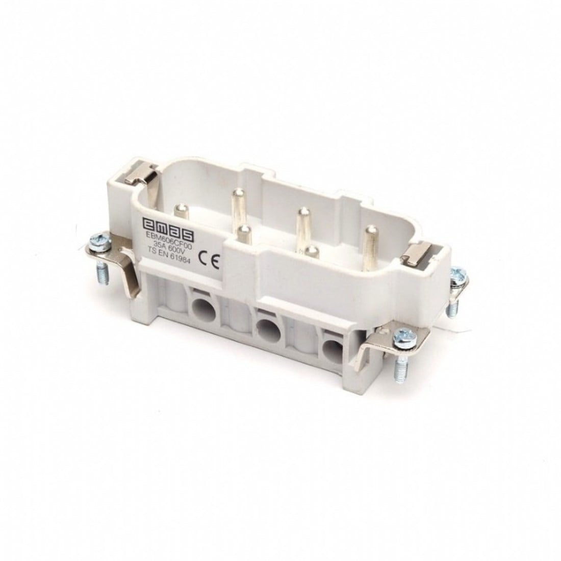 Emas EB0612CF00 Metal Seri Çekirdek Fişi 7-12 12 Kontaklı 35A PG21