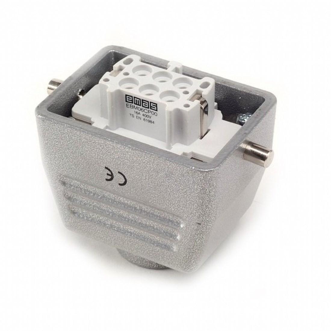 Emas EBM06PU30 Metal Seri Uzatma Prizi 6 Kontaklı 16A PG16