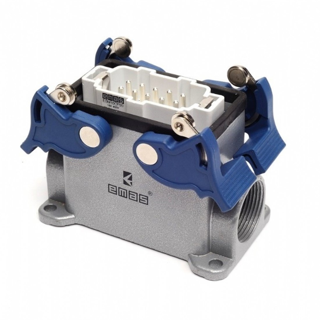 Emas EBM10FD14 Metal Seri Duvar Fişi 10 Kontaklı 16A Pg16
