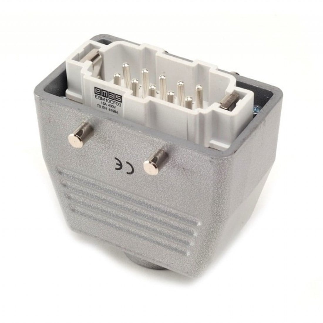 Emas EBM10FU30 Metal Seri Uzatma Fişi 10 Kontaklı 16A Pg16