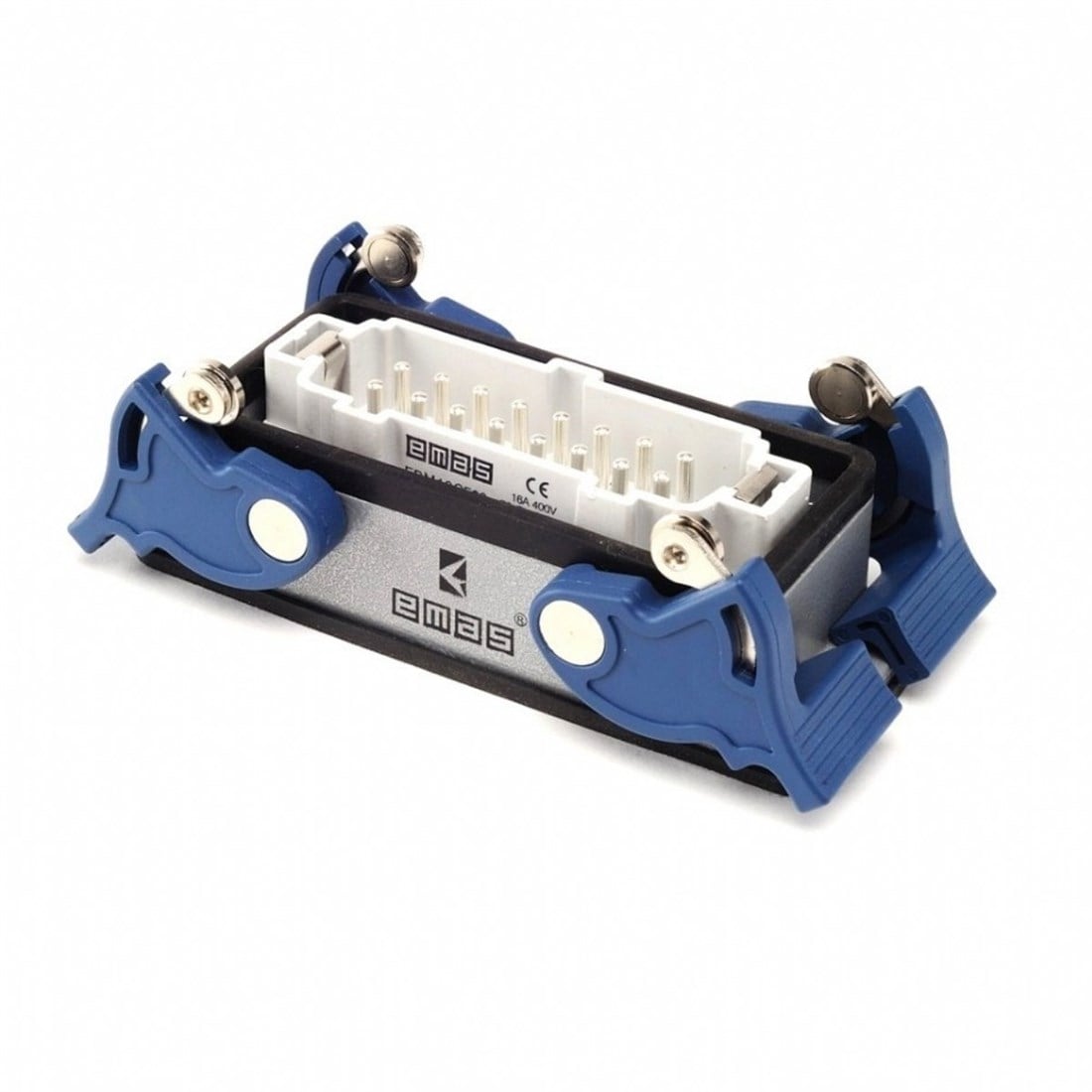 Emas EBM16FM44 Metal Seri Makine Fişi 16 Kontaklı 16A PG21