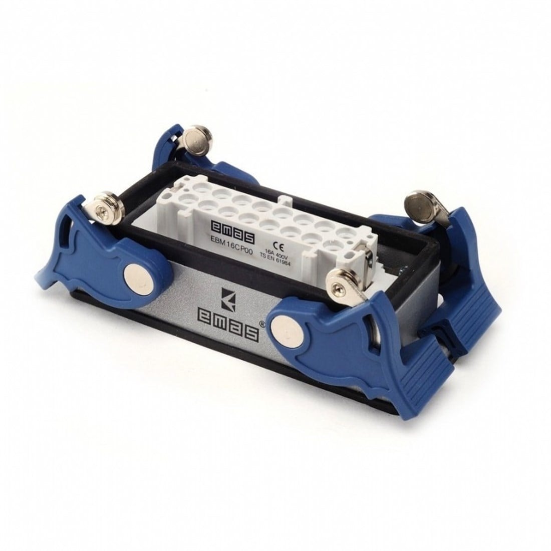 Emas EBM16PM44 Metal Seri Makine Prizi 16 Kontaklı 16A PG21