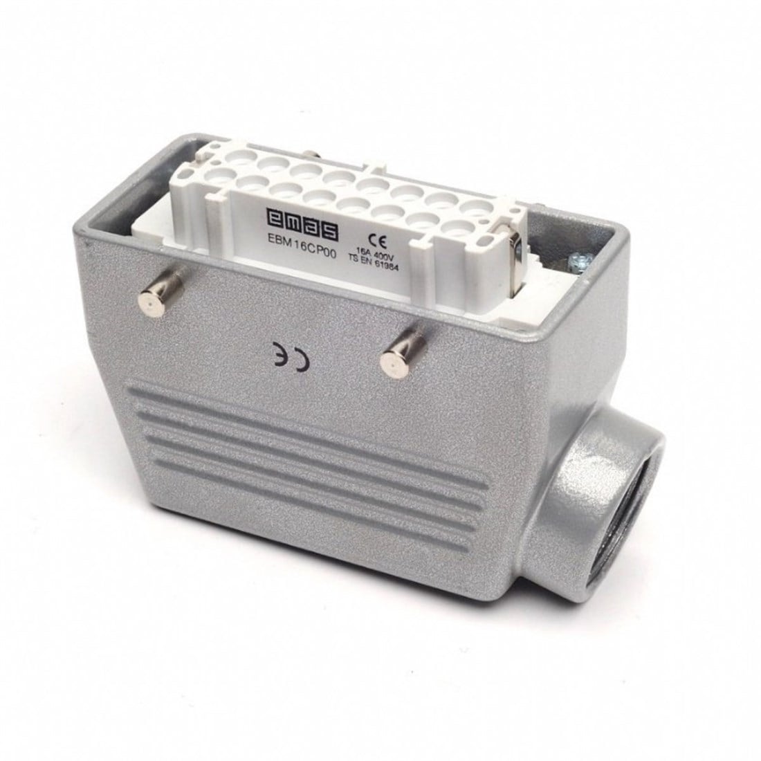 Emas EBM16PU10 Metal Seri Uzatma Prizi 16 Kontaklı 16A PG21
