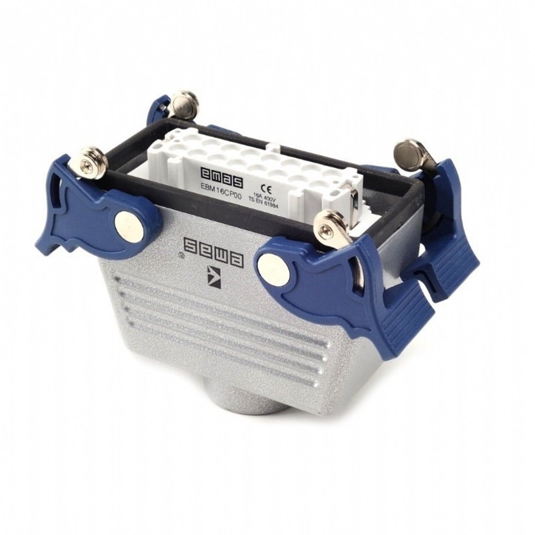 Emas EBM16PU34 Metal Seri Uzatma Prizi 16 Kontaklı 16A PG21