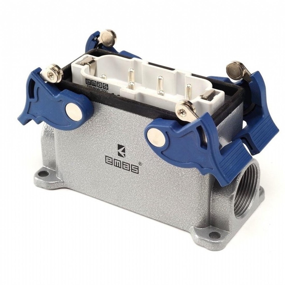 Emas EBM606FD24 Metal Seri Duvar Fişi 6 Kontaklı 35A PG21