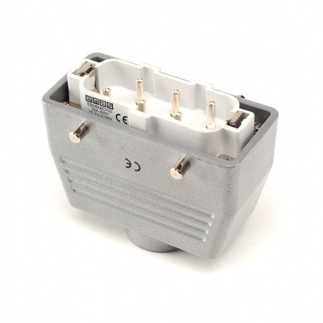 Emas EBM606FU30 Metal Seri Uzatma Fişi 6 Kontaklı 35A PG21