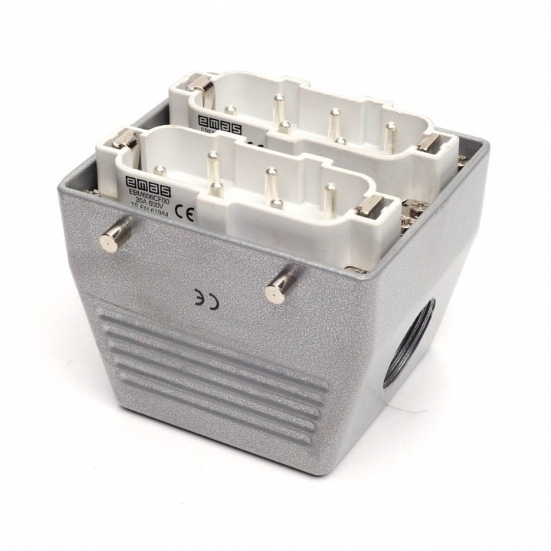 Emas EBM612FU10 Metal Seri Uzatma Fişi 12 Kontaklı 35A PG21