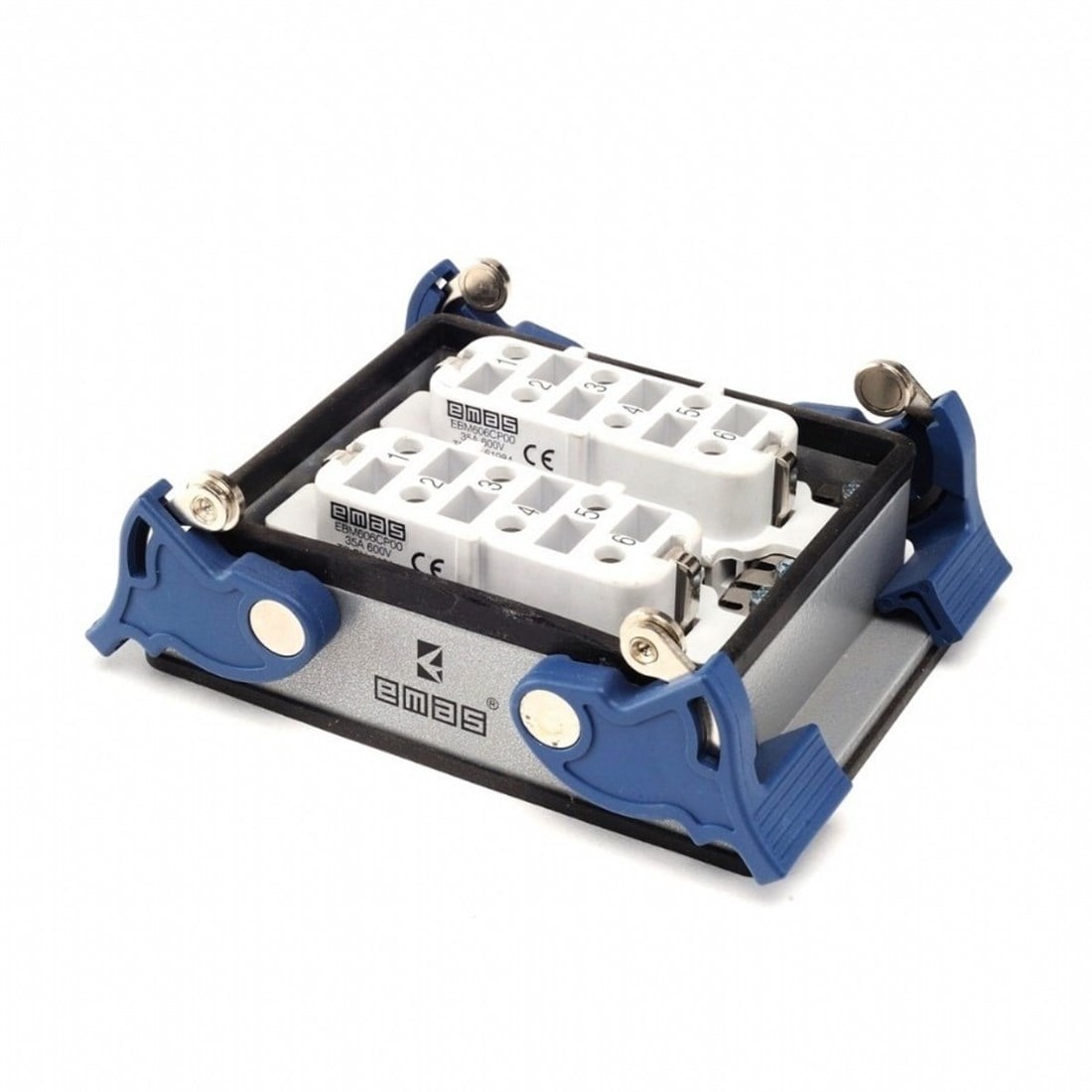 Emas EBM612PM44 Metal Seri Makine Prizi 12 Kontaklı 35A PG21