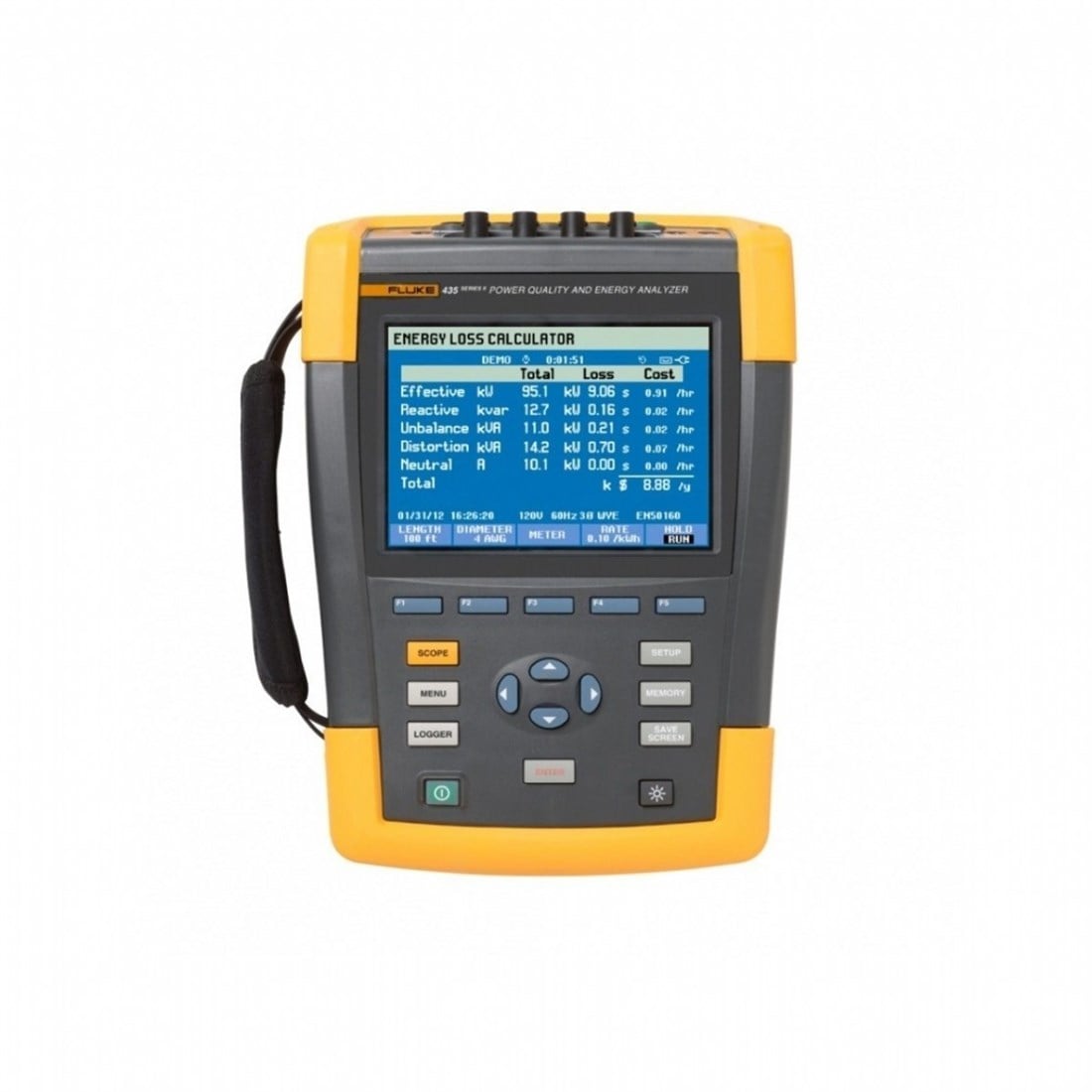 Fluke 435 II 3 Faz Kayıt Fonksiyonlu Güç Kalitesi Analiz Cihazı