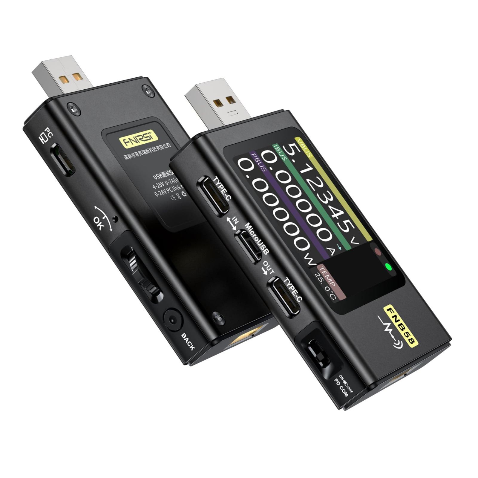 FNB-58 USB Hızlı Şarj Test CihazıFNIRSİElektronik Test ve Analiz Cihazları