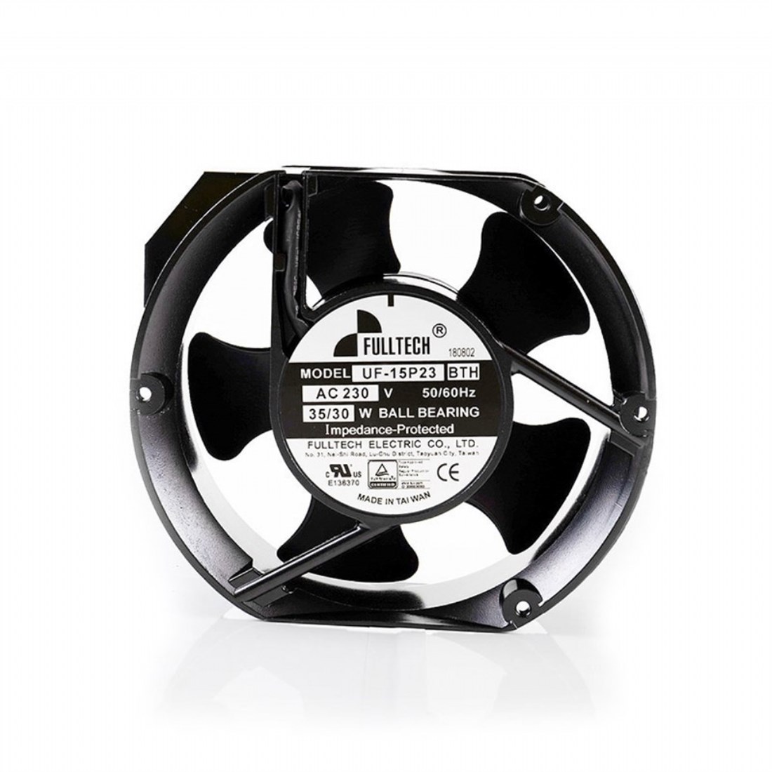 Fulltech 172x150x51 220V Rulmanlı Oval Fan
