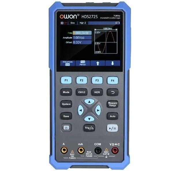 HDS-272S Cep Tipi Osiloskop Multimetre