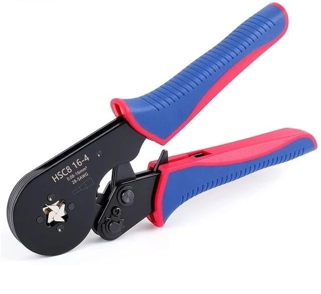 HSC10 16-4  4 Köşe İzoleli Kablo Ucu Sıkma Pensesi 0.08-16 mm² MET-ARAGT EL ALETLERİ