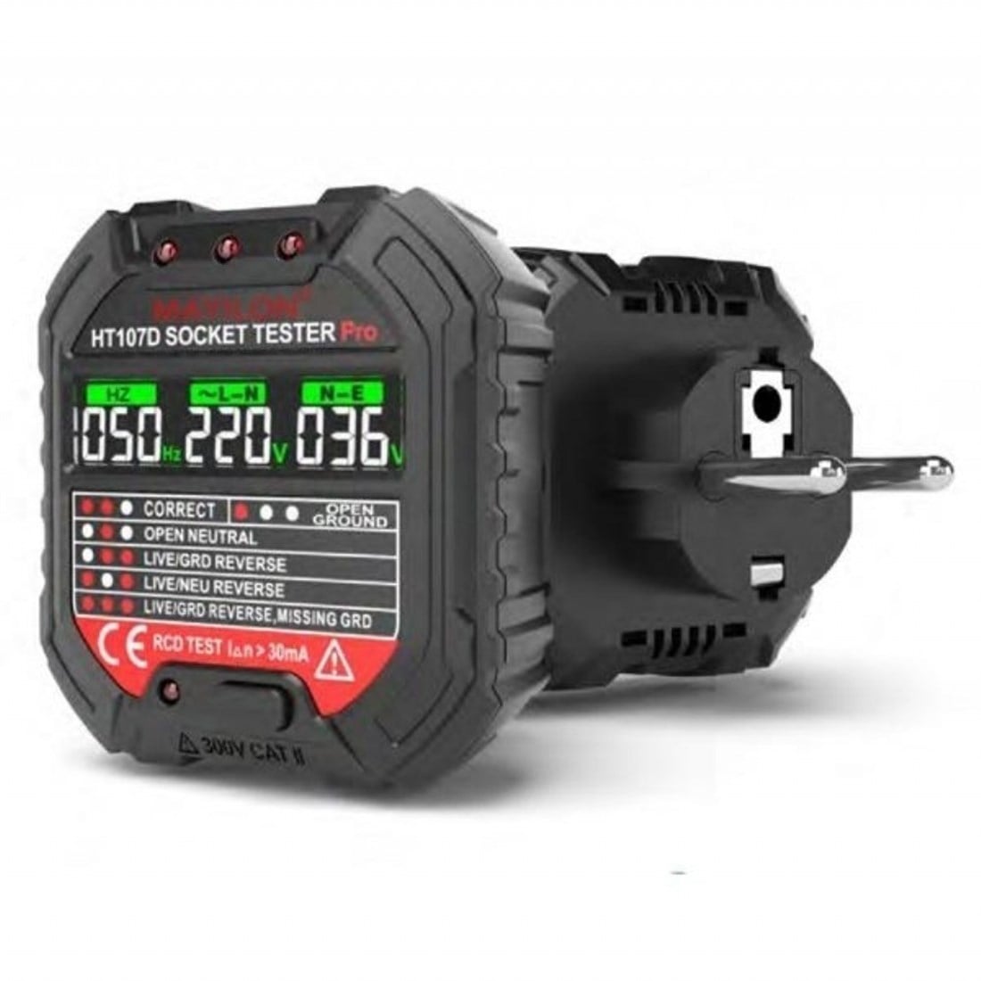 HT 107D Priz Test Ölçü Aleti