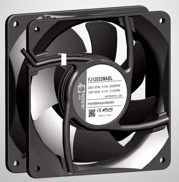 JASON 120X120X38 220V AC TAM METAL KARE FAN FJ12032MABL