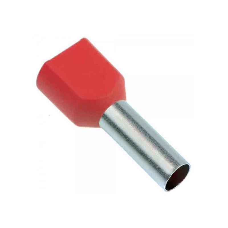 JCY-1.0F - 1.0 mm Çift Girişli İzoleli Kablo Yüksüğü 500 Adet