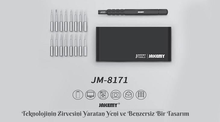 JM-8171 17 Parça Tornavida Takımı Seti