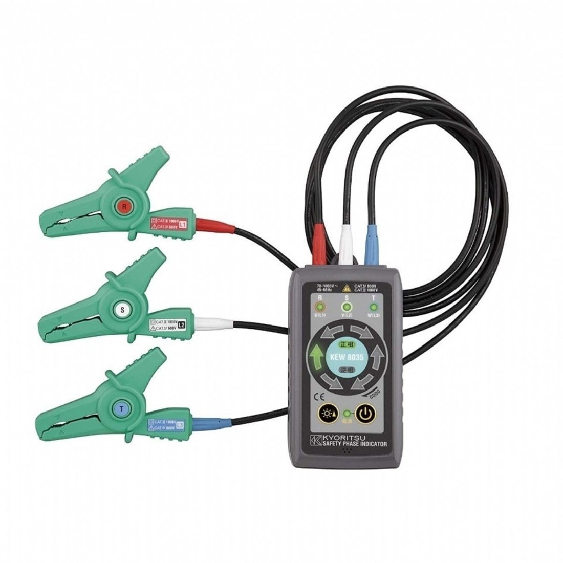 KYORITSU 8035 KABLO ÜZERİNDEN FAZ SIRASI TEST CİHAZI