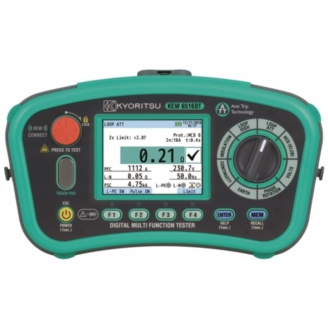 Kyorıtsu KEW 6516BT 10 Fonksiyonlu Test Cihazı