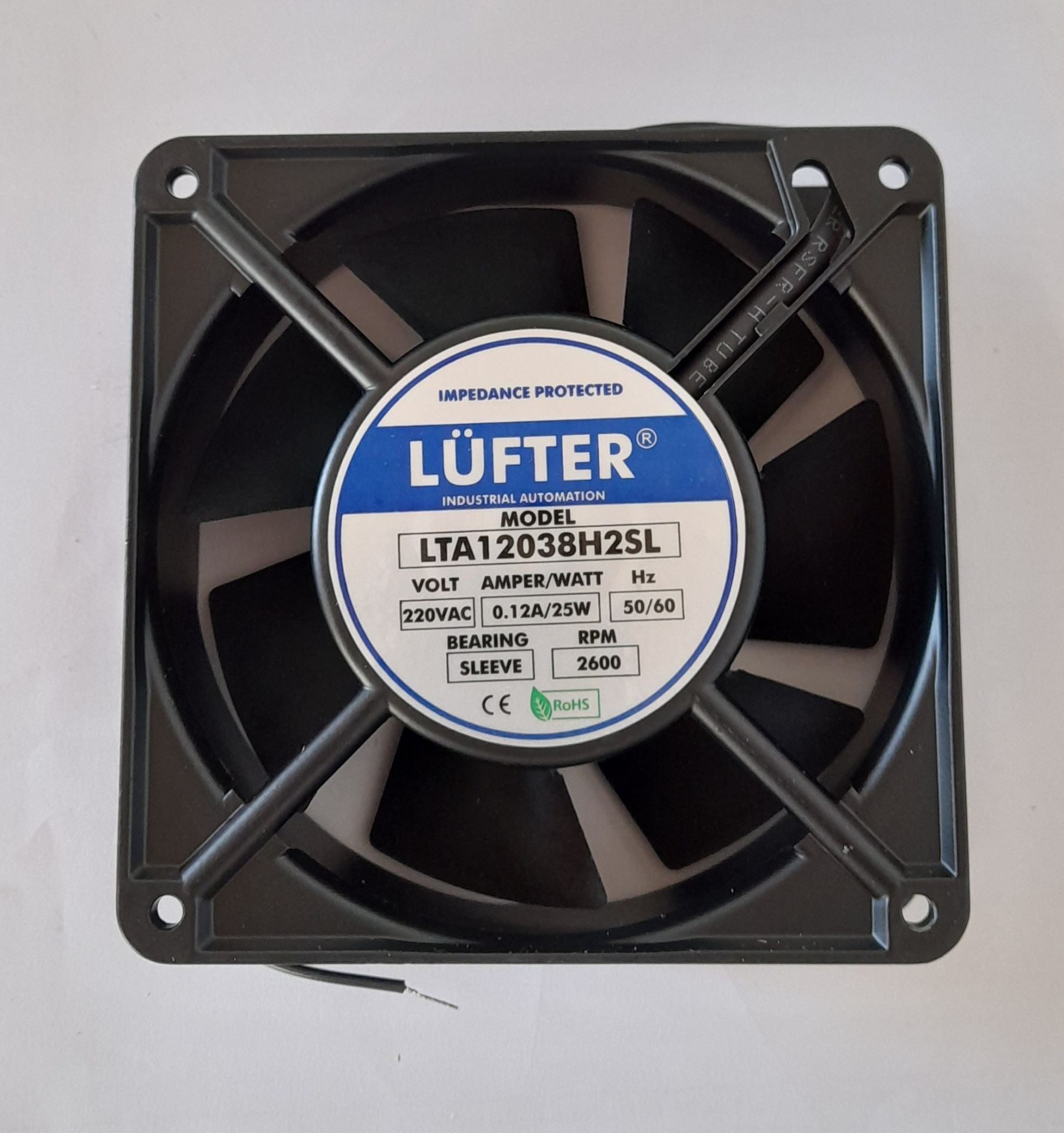 LTA1238H2S - 120x120x38 220 VACLÜFTERKare Fanlar (Kare, Oval, Yuvarlak, Eksenel Fanlar)
