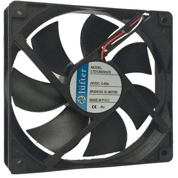 LTD1225H2S-120X120X25MM 24VDCLÜFTERKare Fanlar (Kare, Oval, Yuvarlak, Eksenel Fanlar)