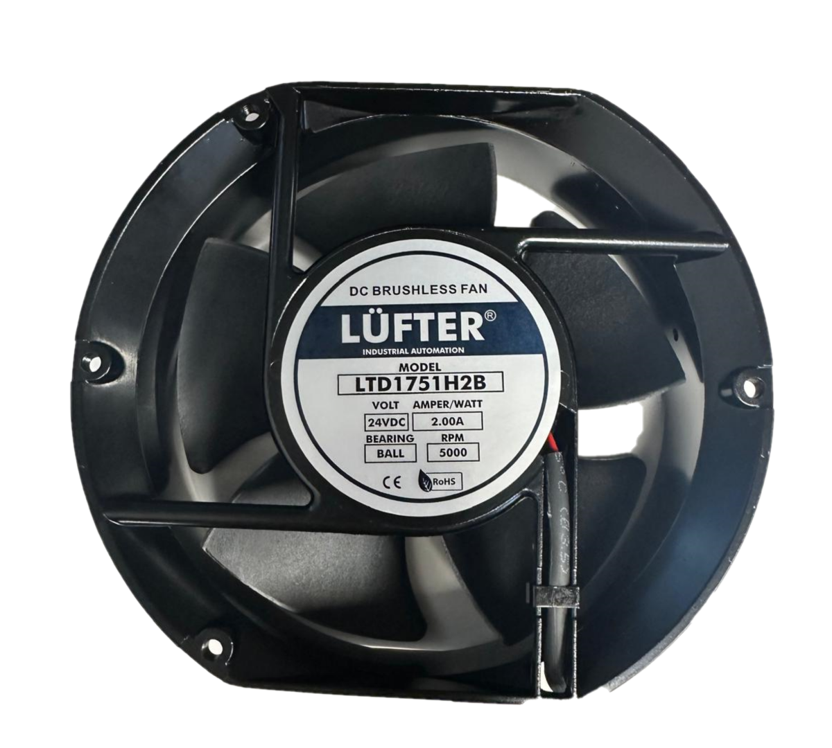 LTD1751H2B-172X150X51MM 24VDCLÜFTERKare Fanlar (Kare, Oval, Yuvarlak, Eksenel Fanlar)