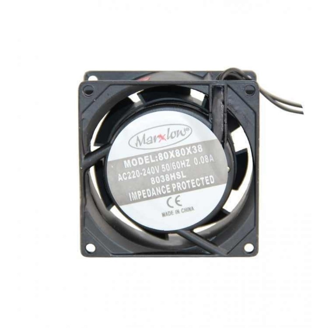 Marxlow  80X80X38 220V AC Kare Fan