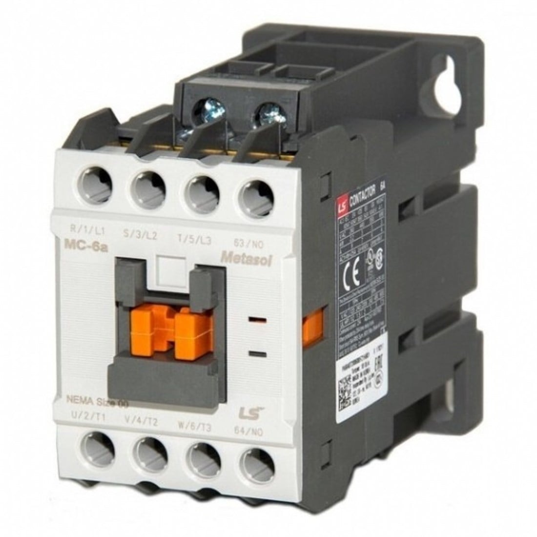 MC-6a LS 3 Kutup Güç Kontaktörü 1NK 6A AC220V 50/60Hz 1b