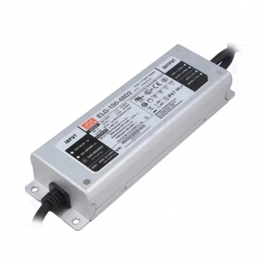Meanwell ELG-100-48D2 Programlanabilir Metal Kasa Led Güç Kaynağı