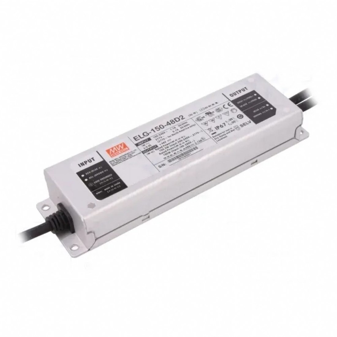 Meanwell ELG-150-48D2 Programlanabilir Metal Kasa Led Güç Kaynağı