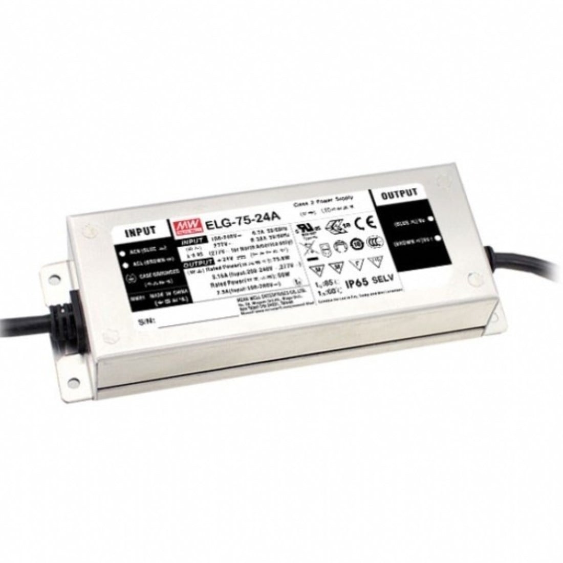 Meanwell ELG-75-24A Pfc Fonksiyonlu Metal Kasa Led Güç Kaynağı