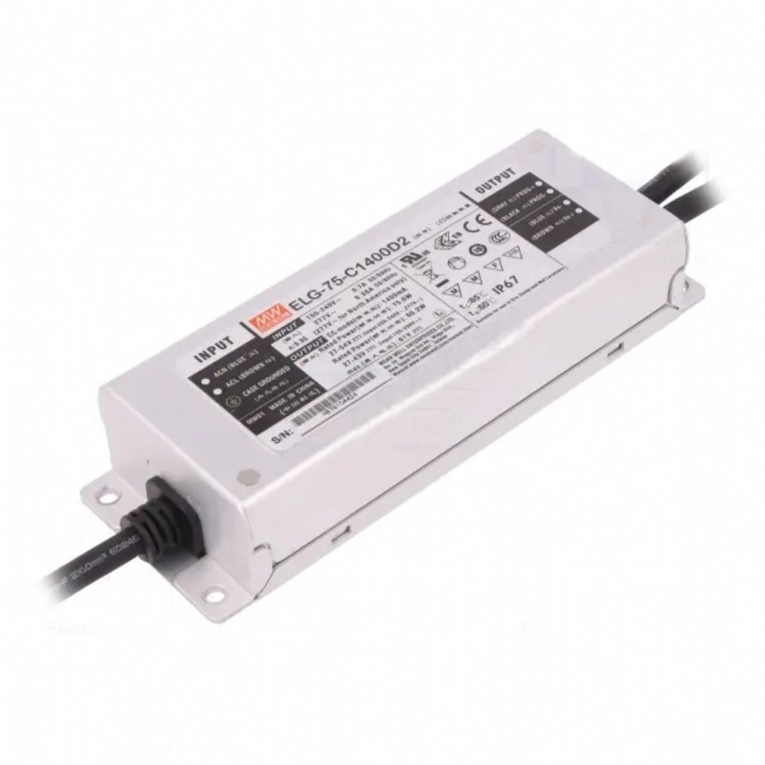 Meanwell ELG-75-C1400D2 Programlanabilir Metal Kasa Led Güç Kaynağı