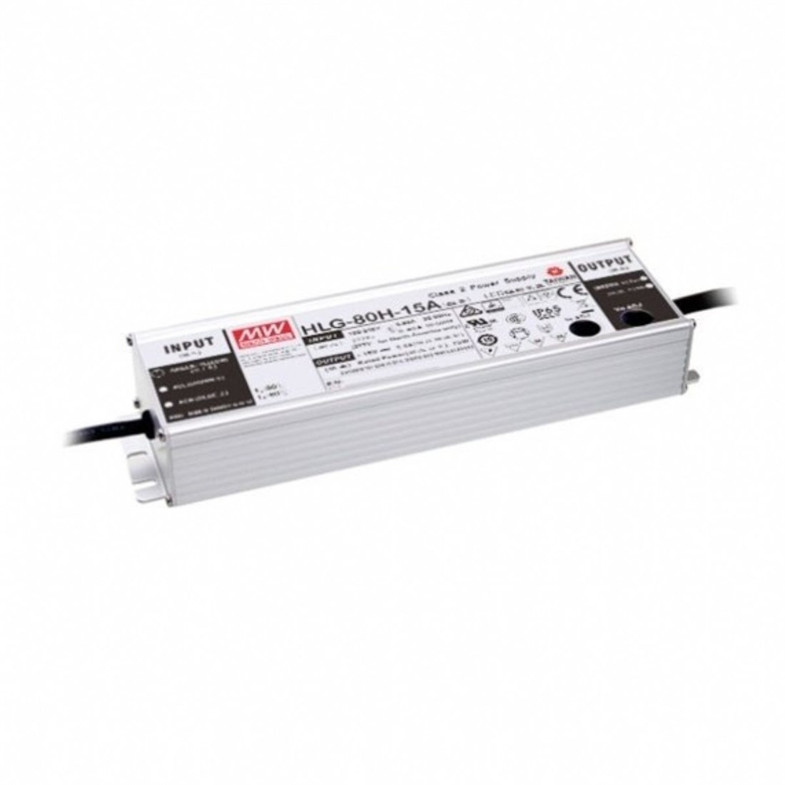 Meanwell HLG-80H-24A Pfc Fonksiyonlu Metal Kasa Led Güç Kaynağı