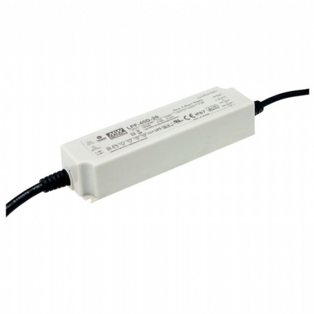 Meanwell LPF-40D-54 IP67 3 In 1 Dım Edilebilir Led Güç Kaynağı