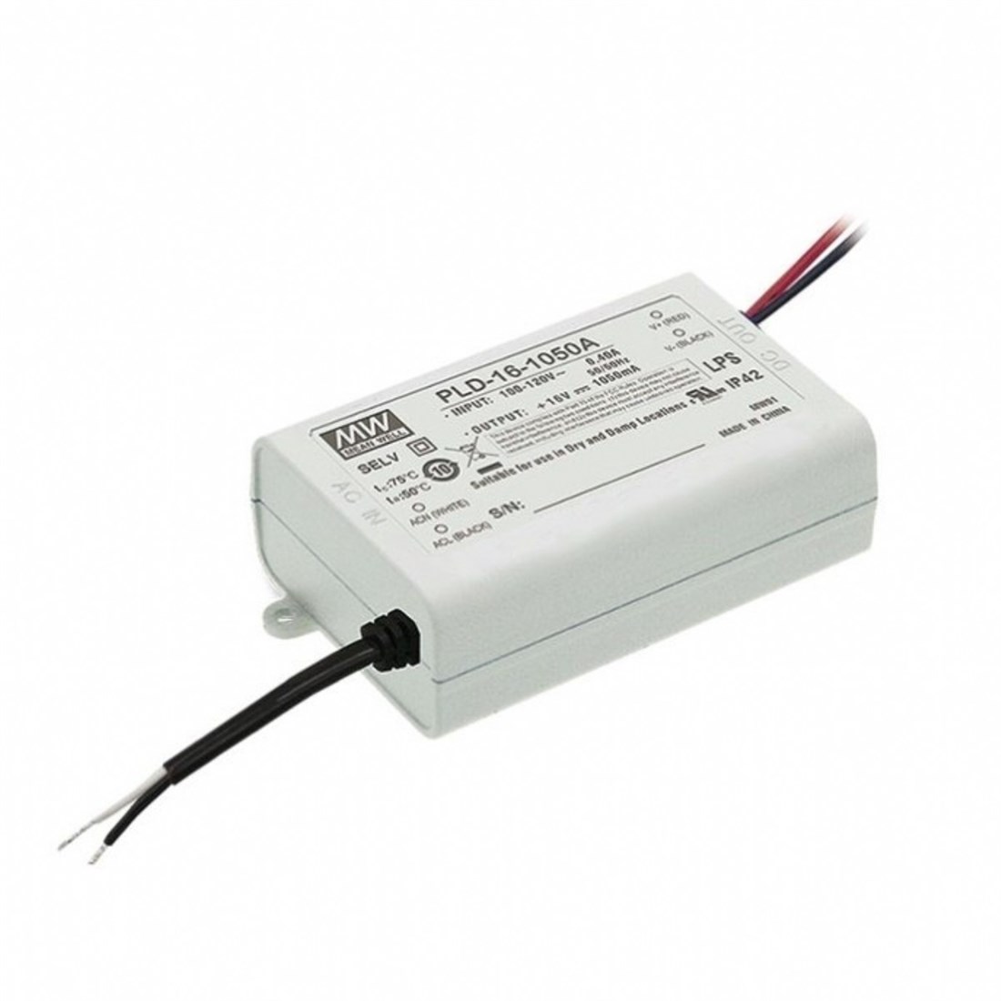 Meanwell PLD-16-1050B Pfc Fonksiyonlu Led Güç Kaynağı