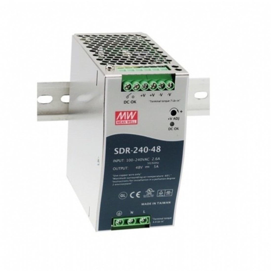 Meanwell SDR-240-24 Ray Montaj Güç Kaynağı