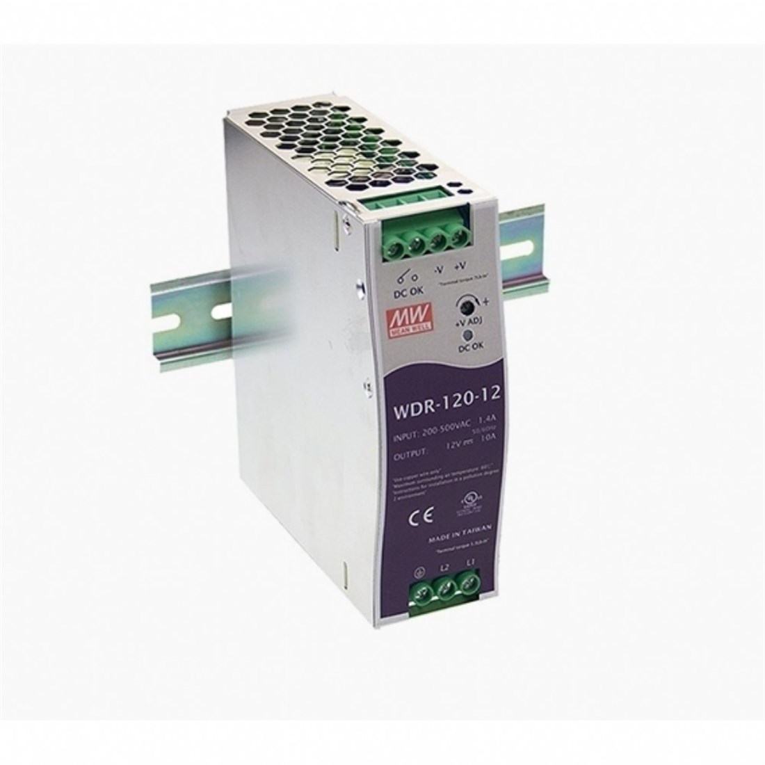 Meanwell WDR-120-24 Ray Montaj Güç Kaynağı