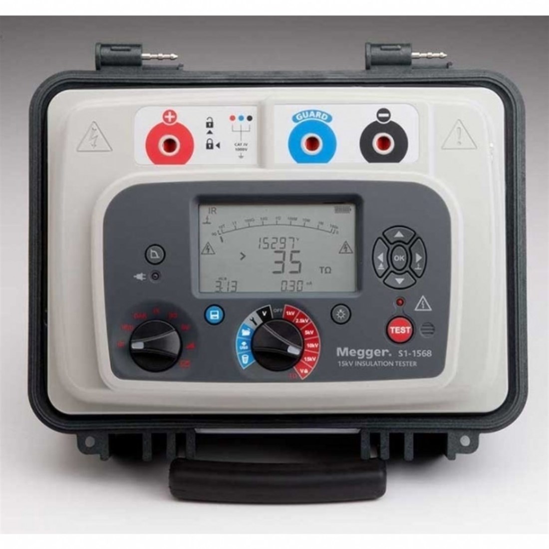 Megger S1-1568 İzolasyon Test Cihazı 5-10-15kV