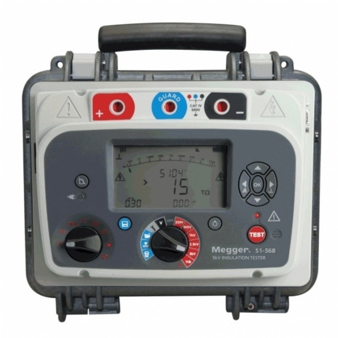 Megger S1-568 İzolasyon Test Cihazı 5-10-15kV