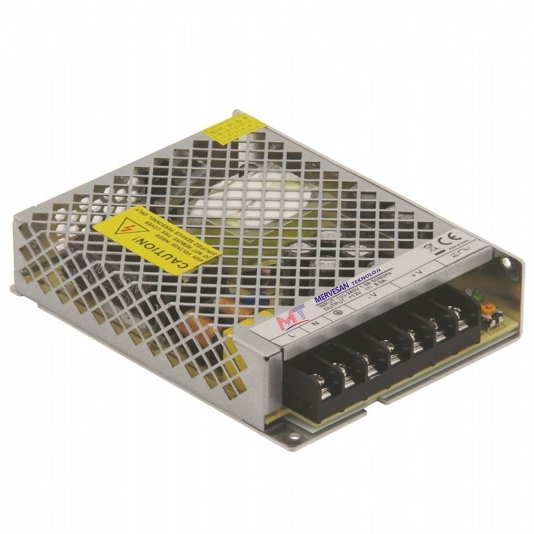 Mervesan MTHE-100-12 Yüksek Verim Metal Kasa Adaptörü