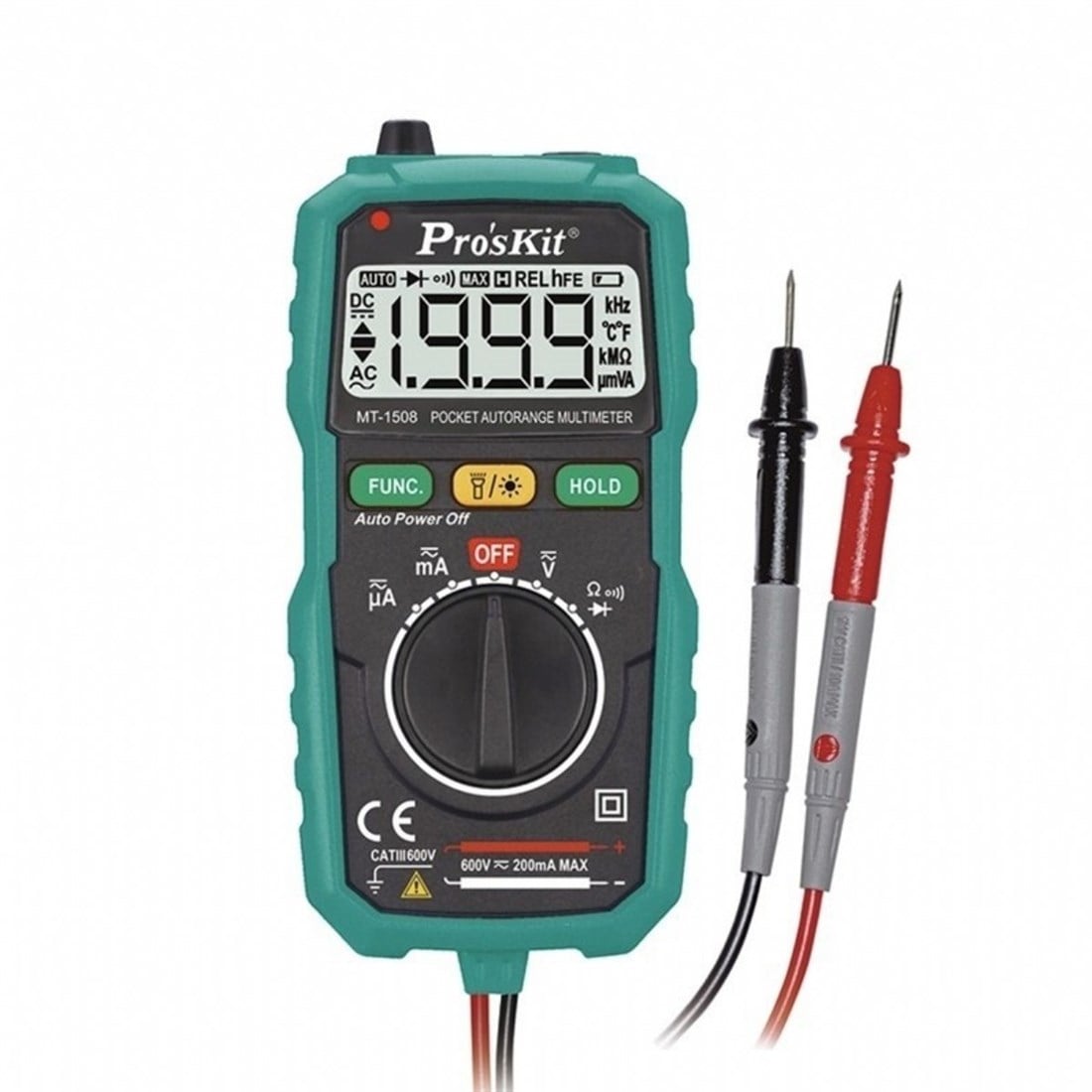 MT 1508 Proskit Cep Tipi Autorange Multimetre
