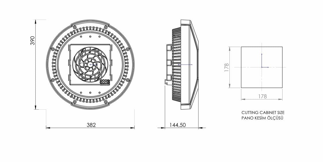 MT 600 Çatı FanıMET-ARIsıtma, Soğutma ve Havalandırma (HVAC)