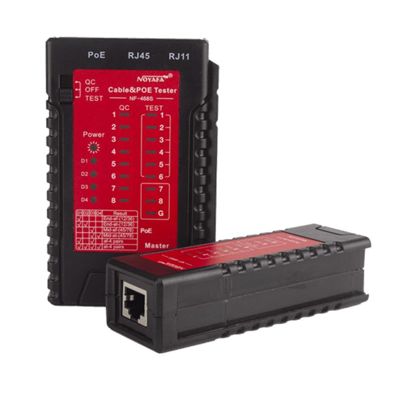 NF-468S RJ45/RJ11/POE Kablo Test Cihazı
