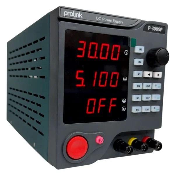 P-3005P Prolink 30V 5A Programlanabilir Ayarlı DC Güç Kaynağı