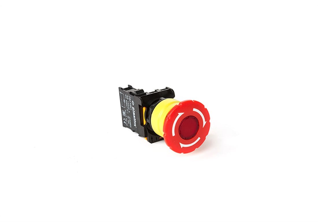 PB0-AS542 Acil Stop Butonu 1NC 10 Adet 