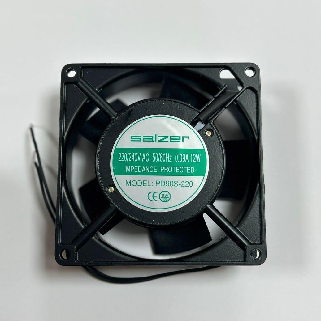 PD90S-220 Salzer 90x90x25 220V AC Sleeve Kablolu Kare Fan