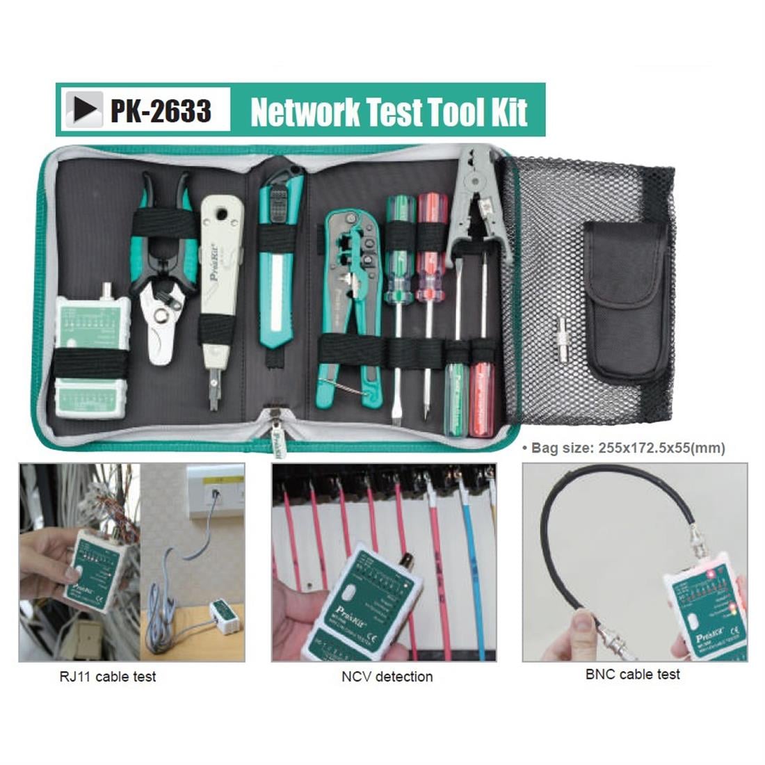 PK-2633 PROSKİT TEST ALET TAKIMI